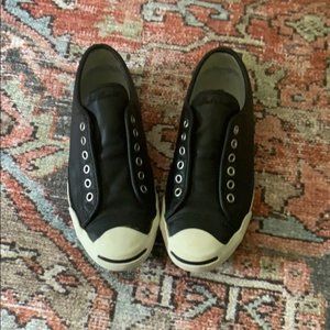 Jack Purcell Black Leather Converse